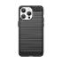 Coque flexible motif carbone pour iPhone 15 Pro Max Carbon Coque - noir