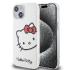 Hello Kitty Coque arrière pour iPhone 15 - Kitty Head - Blanc